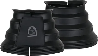 Productafbeelding van Hoefschoenen Paard - Hoefbeschermers Rubber - Hoefbescherming - Zachte Rubberen Constructie - Maat S - Zwart
