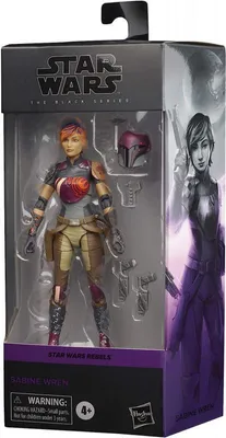 Produktbild von Hasbro E9451 Star Wars The Black Series Sabine Wren Figur 15cm