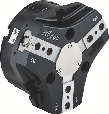 Image de RÖHM Pince pneumatique de centrage RZP LKR146 3xM8 KH17,8 BH16
