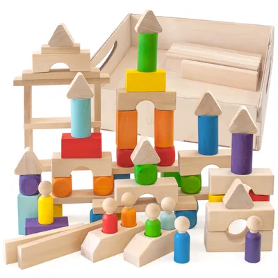 Produktbild von Ulanik Großes Holzspielset „Zauberschloss“