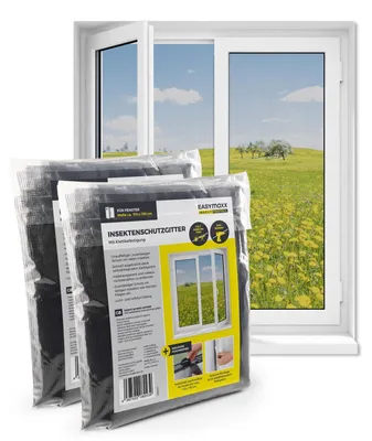 Produktbild von EASYmaxx Fliegengitter Fenster | Moskitonetz, Montage ohne Bohren | zuschneidbar