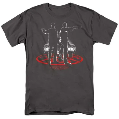 Produktbild von Supernatural - T-Shirt für Herren/Damen Uni TV38328 (L) (Holzkohle)