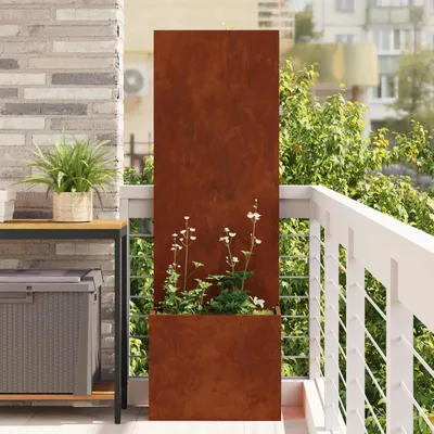 Obrázok produktu pre Maison Exclusive – Sieťka na ochranu súkromia do záhrady, farba: hrdzavá, rozmery: 50 x 32 x 150 cm