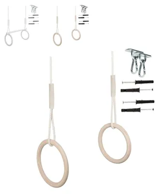 Image de Barres de gymnastique en bois pour intérieur et extérieur
