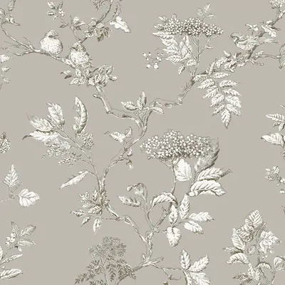 Produktbild von Vliestapete 113347 Laura Ashley Elderwood Grau