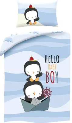 Obrázok produktu pre Obliečka na perinu Hello baby boy 100 x 135 cm