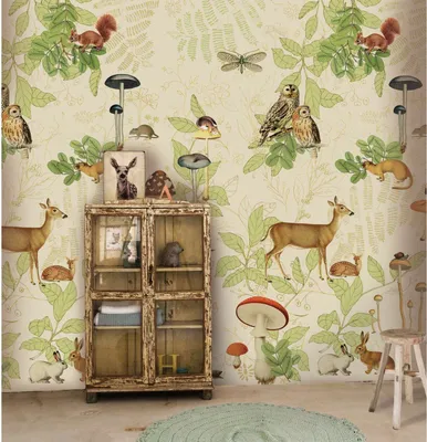Produktbild von Fototapete 557657 Tapete Kinderzimmer 200 x 280 cm Rasch Onszelf Stories Beige Braun