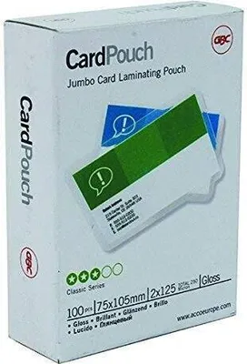 Produktbild von GBC Laminierfolientasche 75 x 105 mm glänzend 250 mic 100 Stück