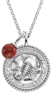 Produktbild von Engelsrufer Damen Halskette aus Sterling Silber und Sternzeichen Skorpion Anhäng