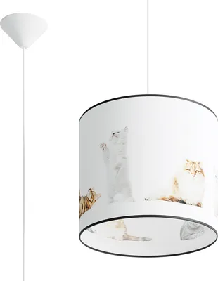 Obrázok produktu pre Závesná lampa MRUCZKA, viacfarebná, 1xE27x15W, plast, rozmery: 95x30x30 cm, IP20, Pure Lume