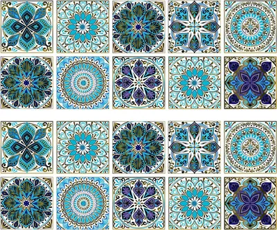 Immagine prodotto di Adesivi per piastrelle, autoadesivi, 15 x 15 cm, confezione da 20 pezzi, impermeabili, adatti per la cucina