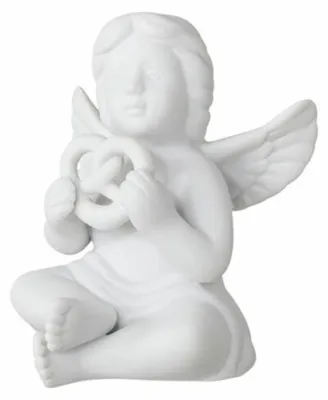 Produktbild von Rosenthal Engel klein Weiss matt Engel mit Brezel 6,5cm