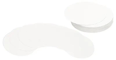 Productafbeelding van 36 Stuks Witte Moderatiekaarten van Karton, 10 cm Rond