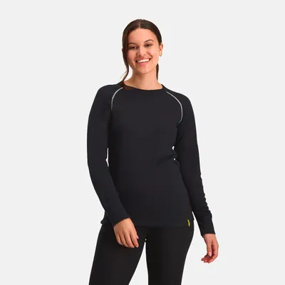 Produktbild von NOMAD® Leichtes Thermo-Shirt Damen | Langarm | L | Baselayer | Langarm Thermo | Trocken & Warm | Schwarz