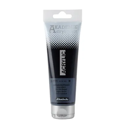 Produktbild von Schmincke 120ml AKADEMIE Acryl color Lampenschwarz Acryl 23 771 012 Aktionsartikel