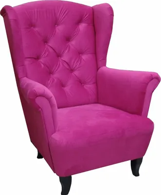 Produktbild von Sessel Ohrensessel Wohnzimmersessel  - Orlando - Webstoff Pink