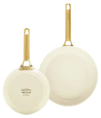 Produktbild von GreenPan Padova Reserve, Frittierset, Cremefarben, Aluminium, Keramik, Gold, Edelstahl