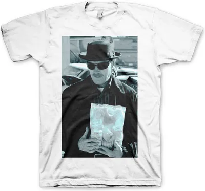 Produktbild von Heisenberg Money Bag T-Shirt - X-Large - White