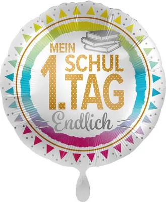 Produktbild von Mein erster Schultag Folienballon 43cm