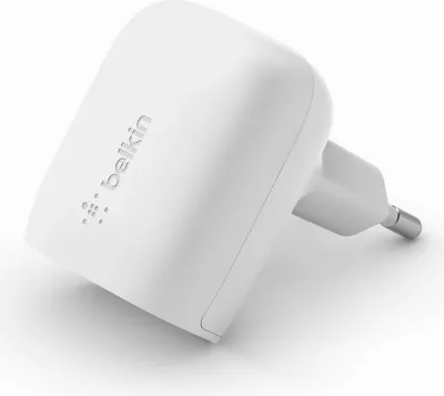 Produktbild von Belkin BOOST Charge USB-C 20W PD Ladegerät PPS, weiß WCA006vfWH