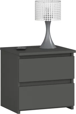 Image de Table de chevet VALESTRA - gris foncé