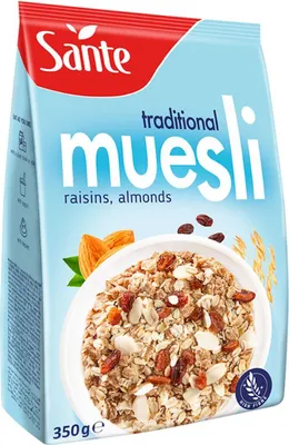 Zdjęcie produktu dla San Musli tradycyjne śniadaniowe 350 g