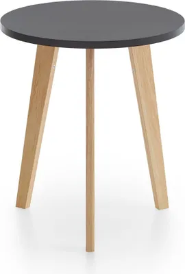 Produktbild von Karin Couchtisch Beistelltisch Kiefer Nachbildung, schwarz.
