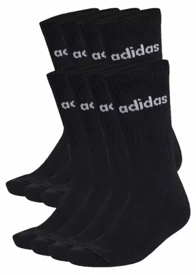 Produktbild von Adidas - "Linear" Socken für Herren/Damen Uni (10er-Pack) SX703 (37,5 EU - 39 EU) (Schwarz)