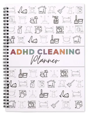 Zdjęcie produktu dla Reinigungsplaner für ADHD, Täglicher Wöchentlicher Monatlicher Organizer, DIY Hausplaner Notizbuch