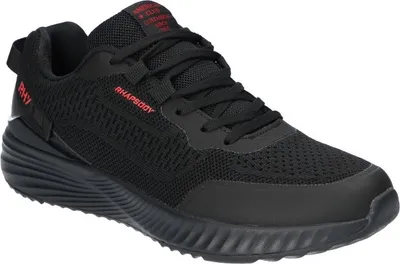 Produktbild von AMERICAN CLUB RH134 Sportschuhe für Herren, Sneakers, Schuheinlage "MEMORY FOAM SYSTEM", Leichte und luftige Schuhe, Schwarz 44