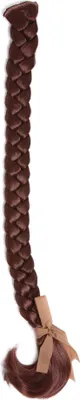 Produktbild von WIG ME UP Geflochtener Zopf Flechtzopf mit Clip lang Braun Rotbraun SA101-131