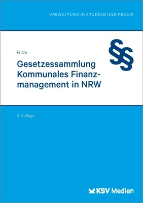 Produktbild von Gesetzessammlung Kommunales Finanzmanagement in NRW