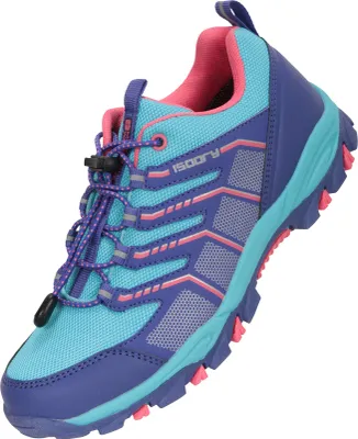 Image de Mountain Warehouse - Kinder Sneaker "Bolt" MW1465 (34 EU) (Leuchtend Blau)