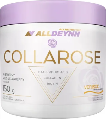 Produktbild von AllNutrition | AllDeynn | CollaRose - Collagen with Hyaluronic Acid Raspberry and strawberry