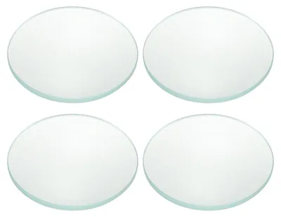 Doppelkonvexe Glaslinse, 150 mm Brennweite, 50 mm Ø, 4 Stück