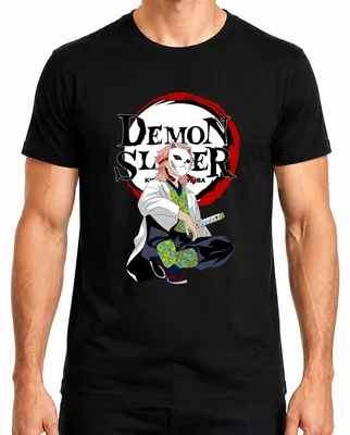 Obrázok produktu pre Maska zabijaka démonov Sabito Anime Kimetsu no Yaiba Gift Pánske tričko, čierna, XL