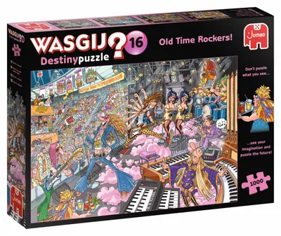 Produktbild von Wasgij Destiny 16 Alte Rocker! 1000 Teile Puzzle