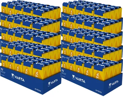 Produktbild von 200x Varta Longlife Alkaline 4122-​6LR61-9V-E-Block Batterie - Tray