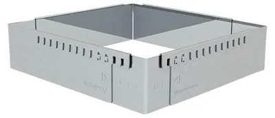 Productafbeelding van De Buyer Patisserie Rahmen Edels, vierkant, afmetingen 30-57 cm.