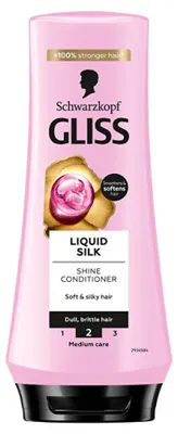 Produktbild von Gliss Liquid Silk Conditioner für brüchiges Haar, 200 ml