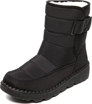 Produktbild von Tianpeng Damen Winterstiefel Warm Gefüttert Schneestiefel Wasserdicht Anti-Rutsch Winterschuhe Hohe Stiefel (36-45)