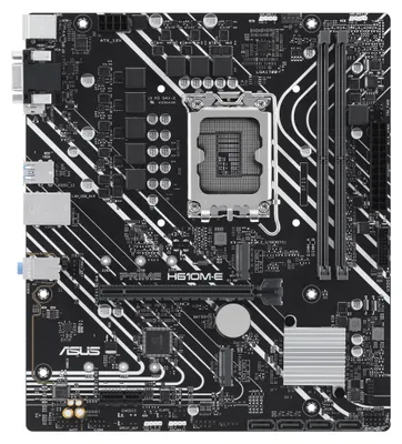 Produktbild von ASUS PRIME H610M-E-CSM - Motherboard - micro ATX - LGA1700-Sockel - H610 Chipsatz - USB 3.2 Gen 1