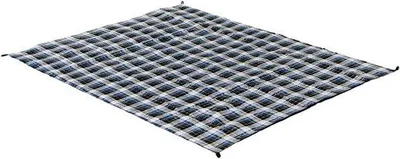 Immagine prodotto di Tela da picnic leggera per attività all'aperto, 350 g, 150 x 120 cm, blu a righe