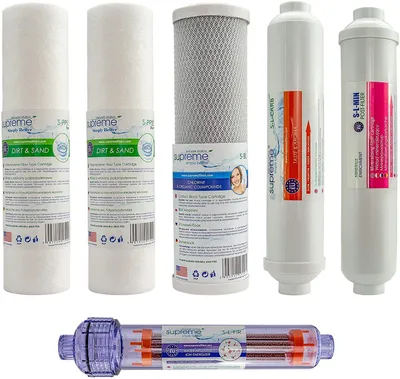 Ersatzfilterkit für Umkehrosmose-System – Aktivkohle – RO7