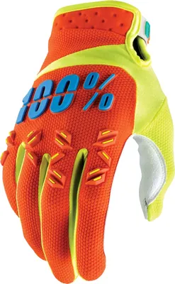 Produktbild von 100% Airmatic Motocross Handschuhe Farbe: Orange/Gelb, Grösse: S