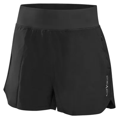 Produktbild von Black Crevice Damen 2in1 Shorts I Sportshorts mit elastischer Innenhose I atmung