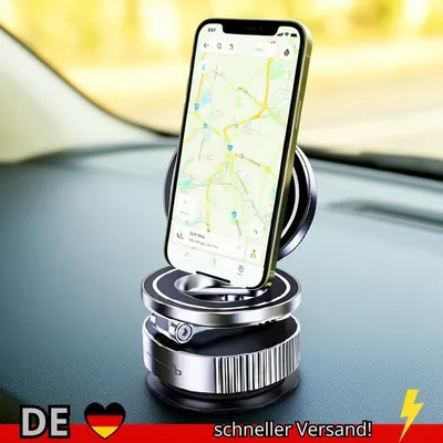 Produktbild von 2026 Verbesserter Verstellbarer und Faltbarer Magnetischer Auto-Handyhalter