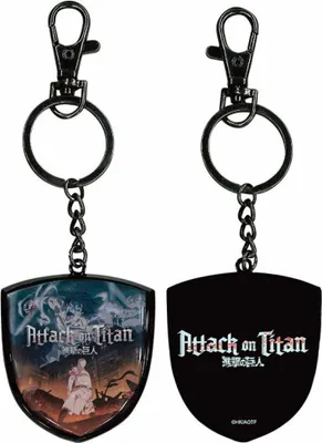 Produktbild von Attack on Titan Metall-Schlüsselanhänger Colossal 7 cm