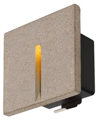 Produktbild von SLV 1006407 CONCRETO EL, Wandeinbauleuchte grau, 3.2W, 15lm, 3000K IP65