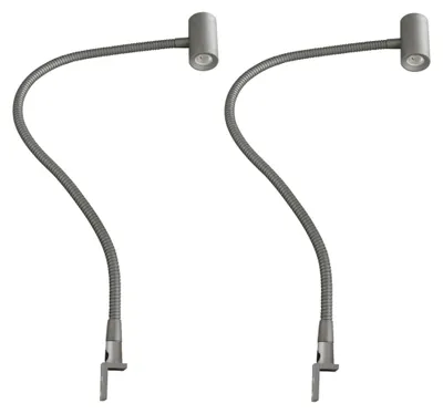 Produktbild von kalb | 3W LED Leseleuchte Flexleuchte Nachttischlampe Bettlampe Leselampe 2er Set